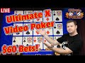 Late Night Video Poker - Ultimate X - 3 Hand Double Double Bonus