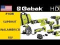 super kit inalambrico 18volt ryobi por $255 - Ideal para novatos