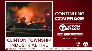 Everything we know about the massive industrial fire & explosion in Clinton Twp.