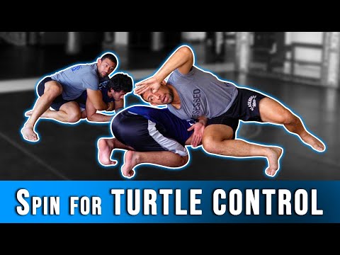Spin for Turtle Control for Back Attack: BJJ Basics