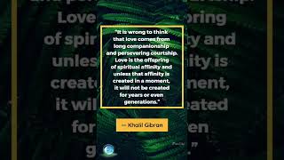It is wrong to-Kahlil Gibran's Quotes Shorts