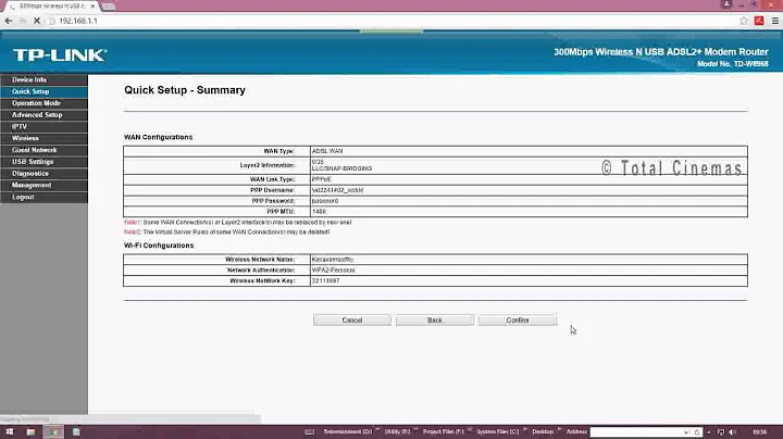 Configure TP Link Wifi Modem,Router to Enable Wifi/WLAN