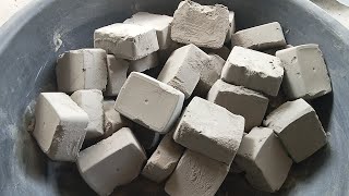 Fres pure cement bars soft snappy dusty crumbling 😍 Satisfying video Asmr puppys screenshot 4