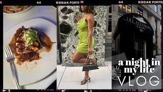 A NIGHT IN MY LIFE VLOG | FRIEND BDAY DINNER AT OCEANNAIRE + DC PARTY BUS