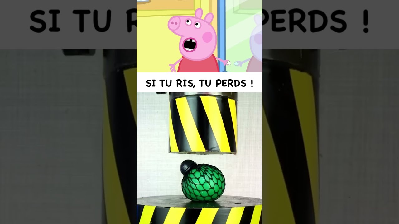 Peppa Pig si tu ris tu perds version impossible  53    shorts  humour  doublage  peppapig