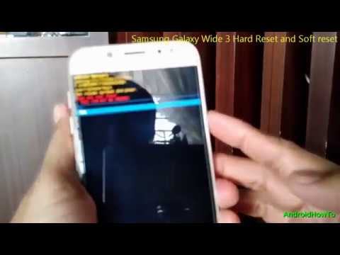 Samsung Galaxy Wide 3 Hard Reset and Soft reset