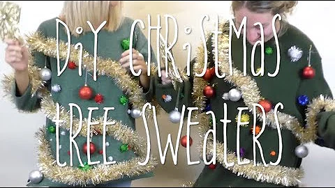 How To Make A DIY Christmas Tree Sweater
