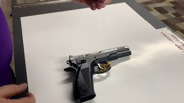 Field Strip CZC A01 and Bull Barrel CZC pistol.