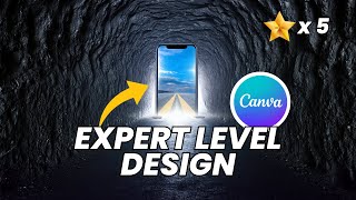 Photo Manipulation + Colour Grading like a Pro in Canva 🔥 Dramatic Portal Design