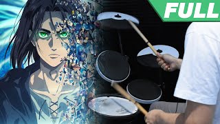 Shingeki No Kyojin The Final Season Op 2 Full -The Rumblingby Sim - Drum Cover
