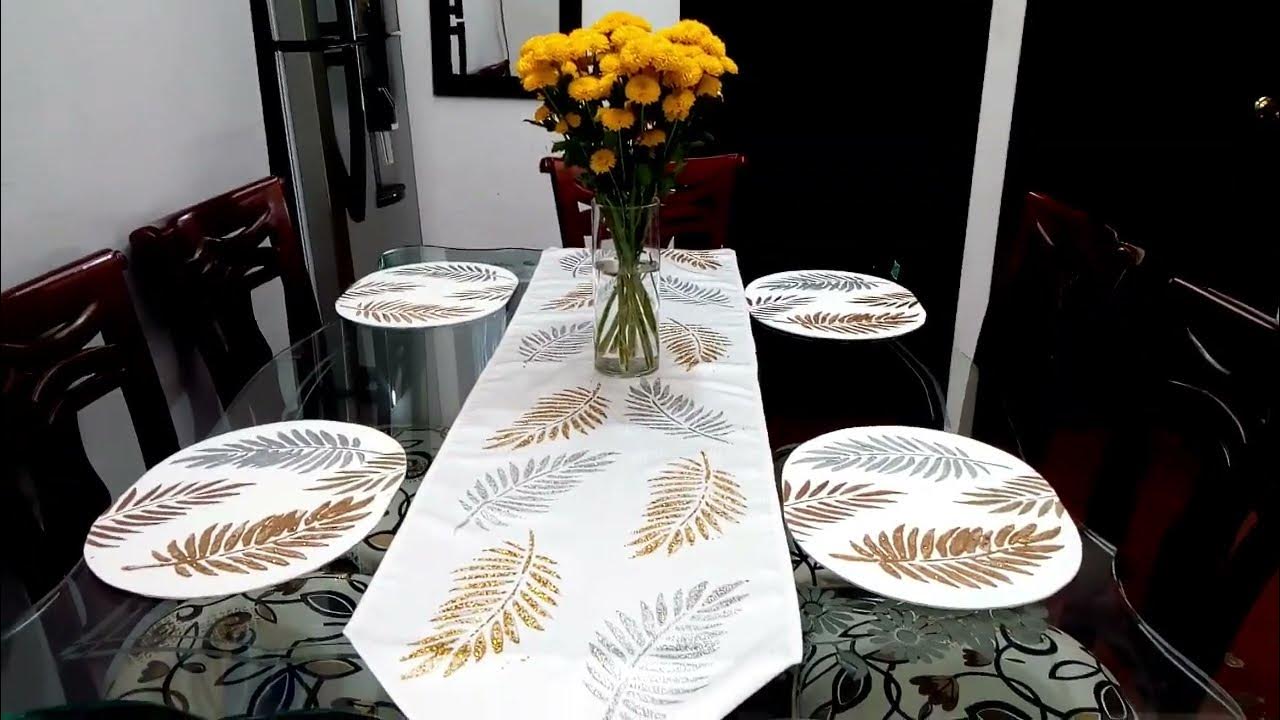 ♥️Cómo Hacer un CAMINO DE MESA/ #Facilyrapido /elegant table runner 