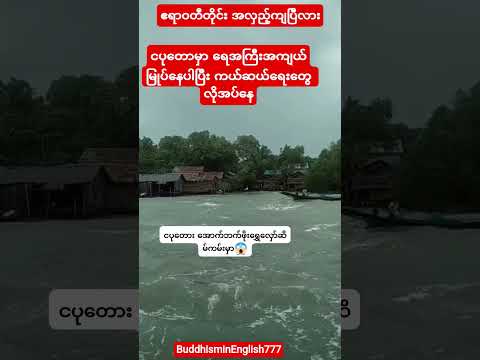 #ငပုတော ရေမြုပ်နေပါပြီ အထူးသတိပြုကြပါ#youtubeshorts#shortvideo#shorts#short#love#music#song#art#my