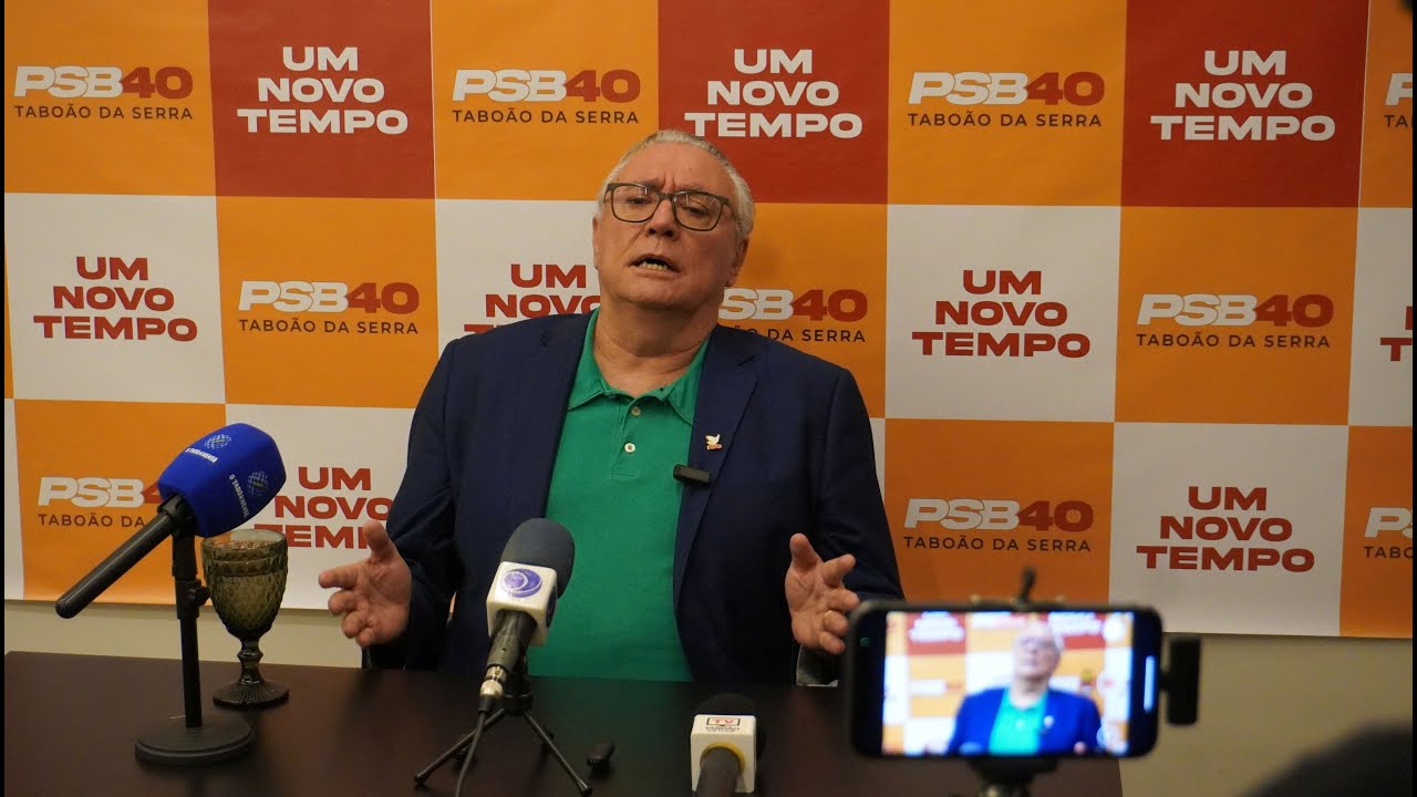 Entrevista Coletiva: Dr. André da Sorriso assume presidência do PSB em Taboão
