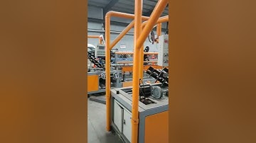 GST single wire and double wire fully automatic chain link fence making machine workshop