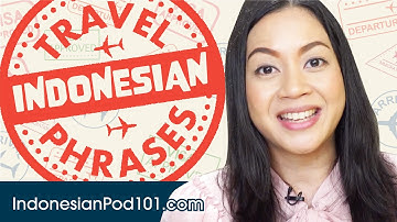 All Travel Phrases You Need in Indonesian! Learn Indonesian in 25 Minutes!