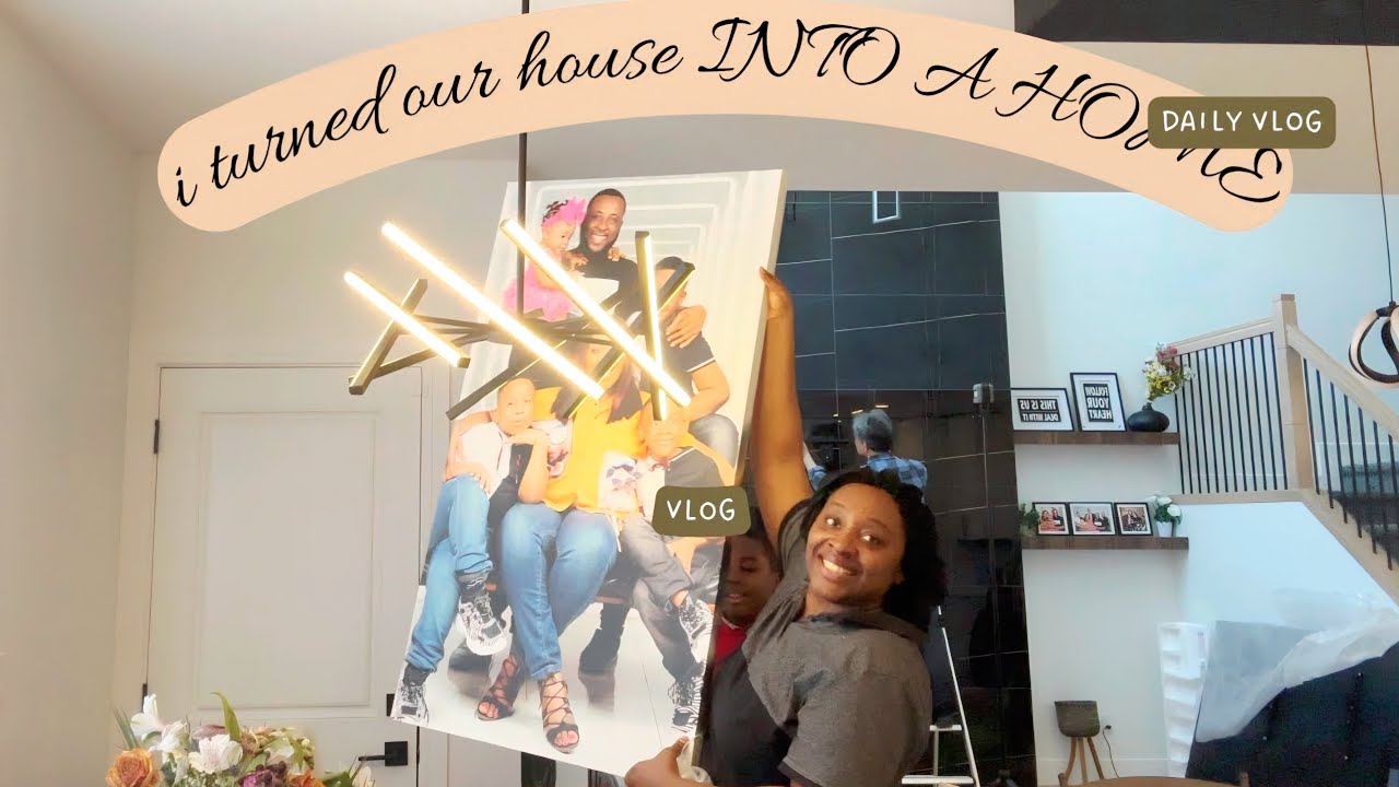 TURNING our house into A HOME... - YouTube
