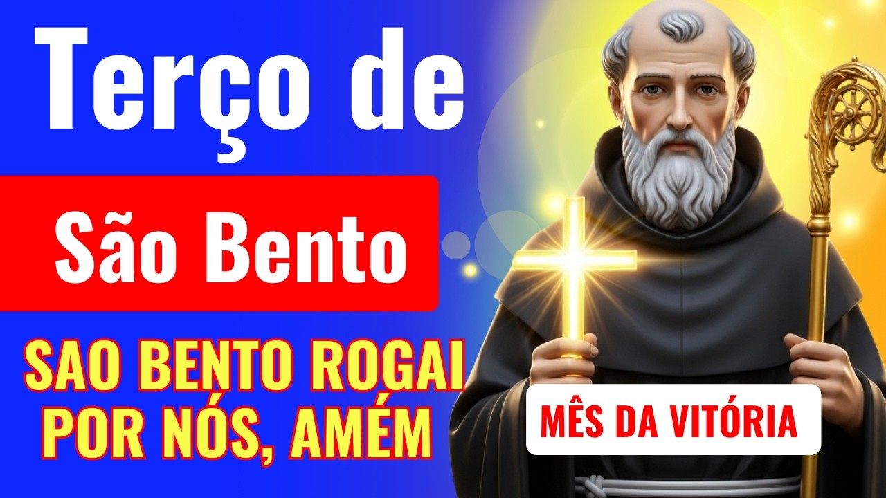 📿17/01/2026🙏TERÇO PODEROSO DE SÃO BENTO e Santa Cruz para Libertação | Proteção e Milagres
