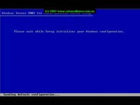 SBS 2003 Installation Part 1