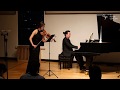 김유은&amp;장성: Mozart Sonata for Violin and Piano No 27 in G major  2. Theme- Andantino cantabile