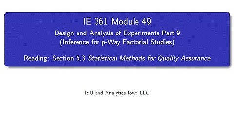 Statistical Process Improvement Module 49