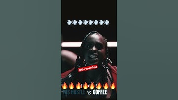 Coffee was going in vs mshustle #battlerap #coffee