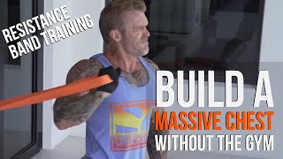 Build a BIG CHEST with Resistance Bands Only (NO WEIGHTS!) at Home  James Grage, Undersun Fitness