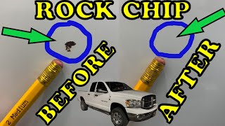 How to Properly Repair a Rock Chip in Your Vehicle's Paint
