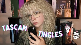 (asmr) ? hand movements, trigger words, and tascam mouth sounds ?