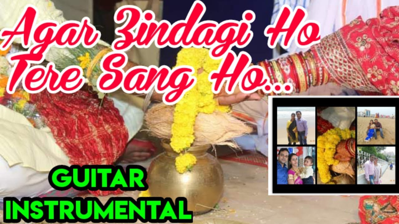 Agar Zindagi Ho Tere Sang Ho  Balmaa  Marriage Anniversary Special  Guitar Instrumental