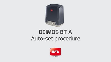 HOW TO: Deimos BT A: Auto Set Procedure
