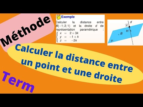 Vidéo: Comment Trouver La Distance Entre Les Lignes Dans L'espace