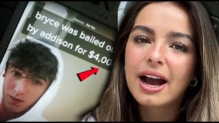 Addison Rae BAILED Out Bryce Hall After Jaden Hossler and Bryce Got Arrested!???