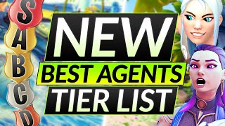 NEW UPDATED Agents Tier List - BEST and WORST Picks in 3.03 - Valorant Guide
