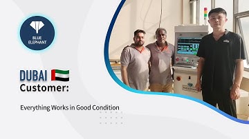 Positive Review from Dubai United Arab Emirates UAE on 1328 CNC Router Machine and Our Service