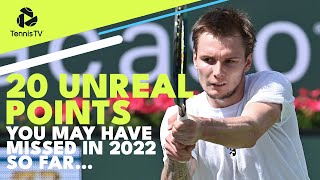 20 Unreal Tennis Points You May Have Missed In 2022 So Far