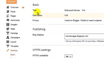 How to change blog name in blogger