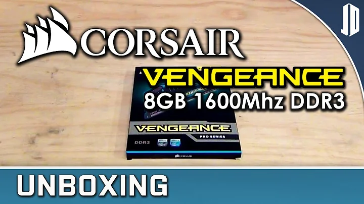 CORSAIR Vengeance Pro 8GB 1600Mhz CL9 Blue DDR3 RAM Unboxing