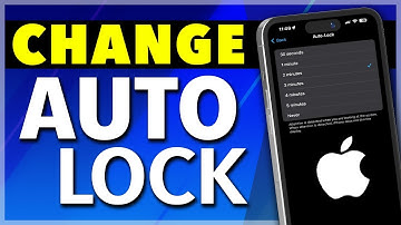 How To Change Auto Lock on iPhone