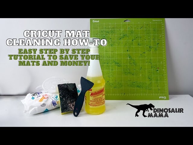 How to Wash Cricut Mats 