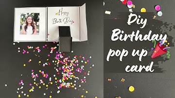 DIY Birthday Pop Up Card 🎉🤩 | Pop Up Card | Birthday Gift Idea #surprisegift