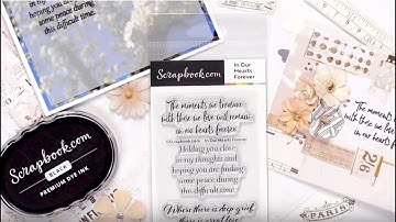 In Our Hearts Forever Designer Stamp Set | Scrapbook.com Exclusive
