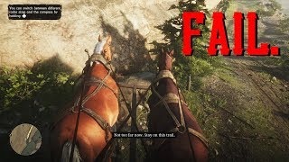 red dead redemption 2 FAIL - &quot;THE WAGON BECAME INOPERABLE.&quot;