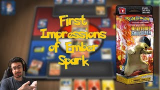 First impressions of the old Ember Spark theme deck / Pokemon TCG Online