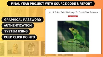 Graphical Password Authentication System using Cued Click Points | Final Year Project | IEEE Project