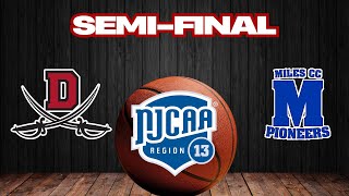 Region XIII Semi-Final Men's Basketball Dawson VS. Miles Community College