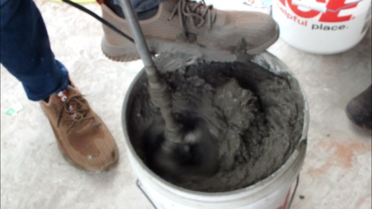 HOW TO MIX TILE ADHESIVE MAPEI KERAFLEX YouTube