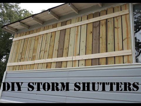 Do It Yourself Hurricane Shutters Exterior?