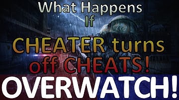 What happens if a CHEATER turns off their CHEATS? CS:GO OVERWATCH!