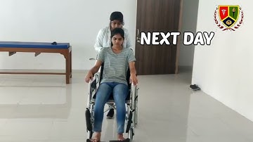 Wheelchair | role of occupational therapy in Disability | directed by V K. Nuthi | Nims jaipur