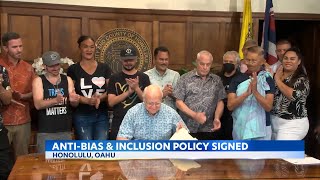 Honolulu mayor signs anti-bias bill, protecting city employees